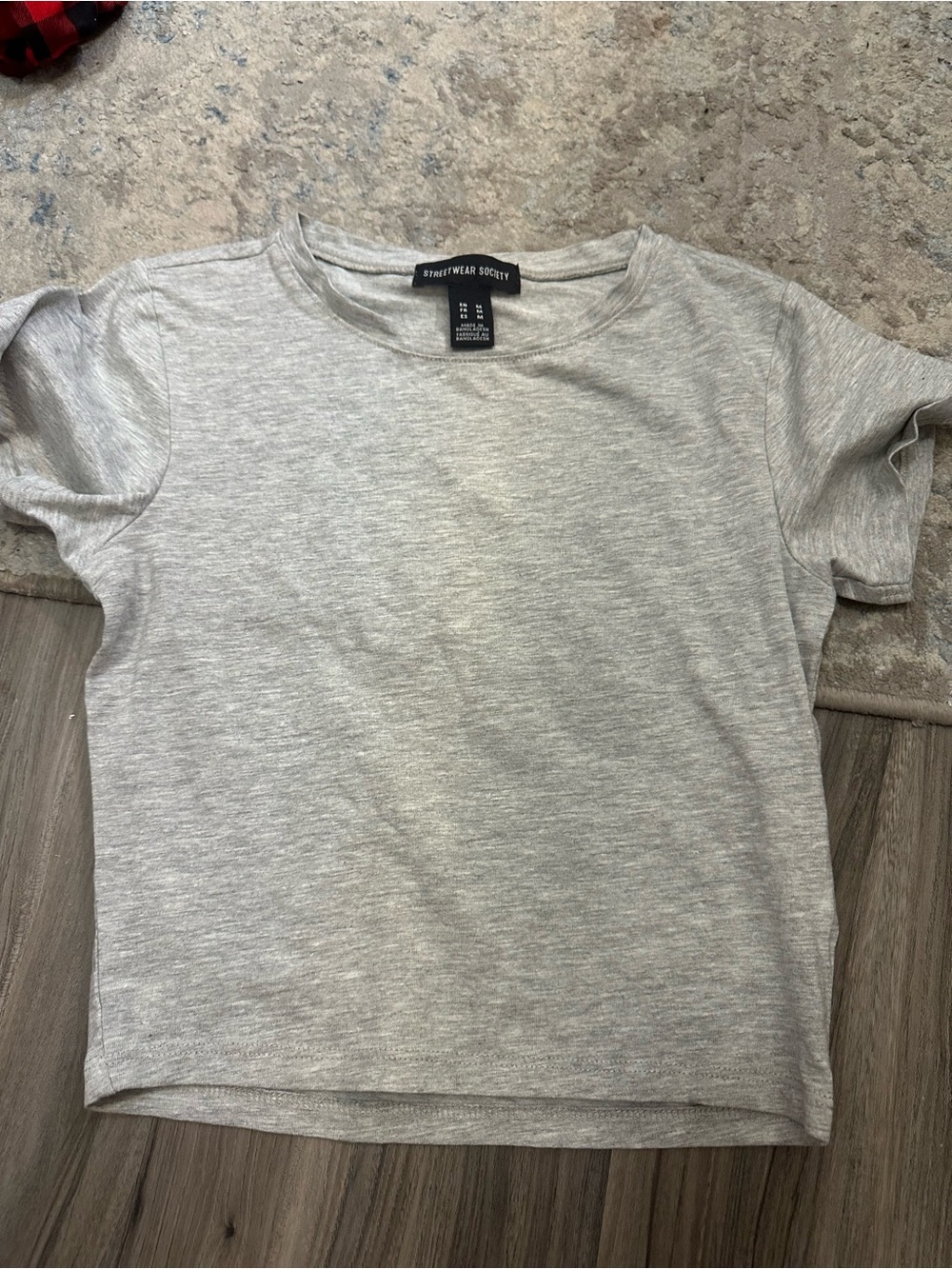 Streetwear Society Heather Light Gray Short Sleeve Tee